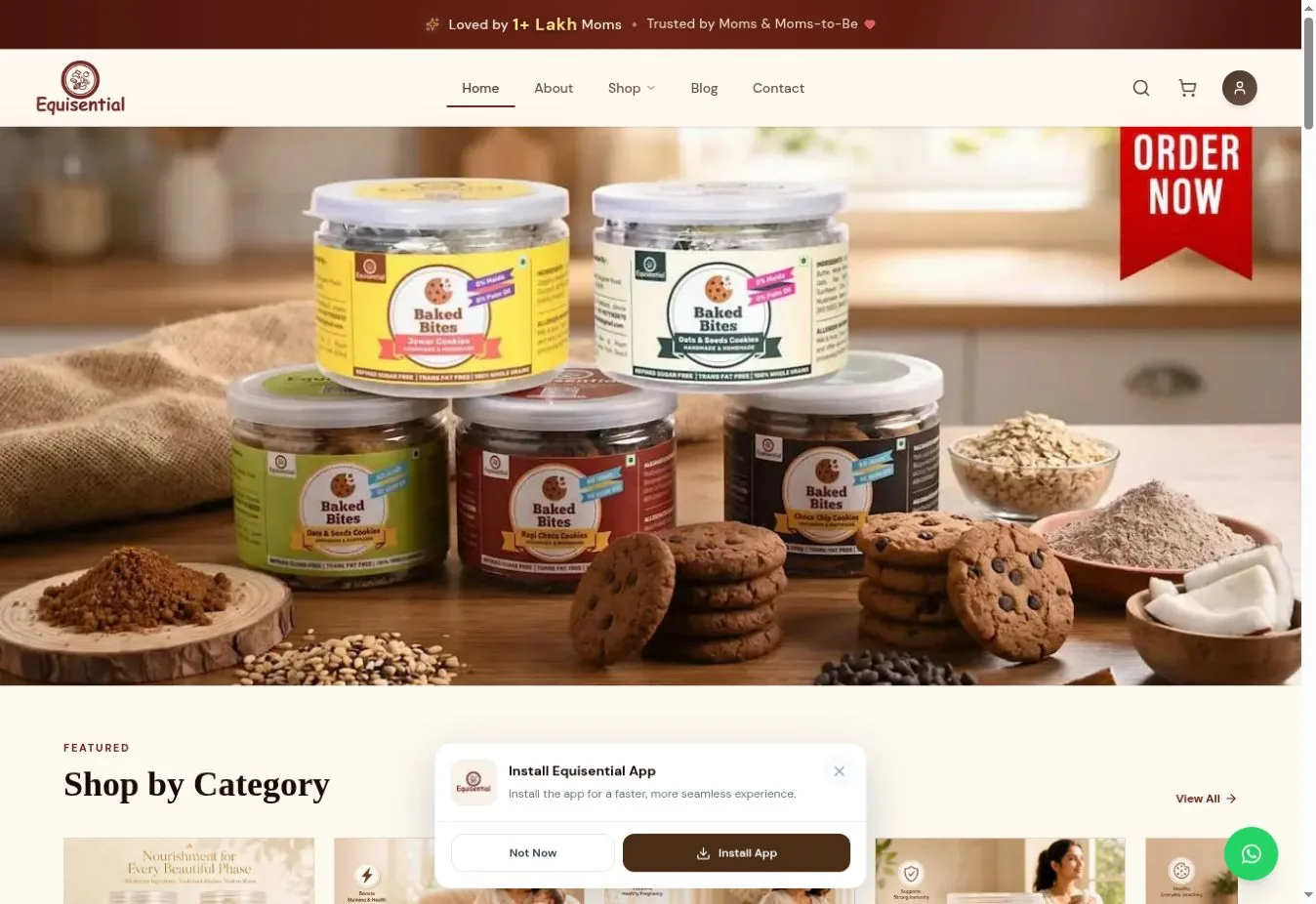 Equisential website preview