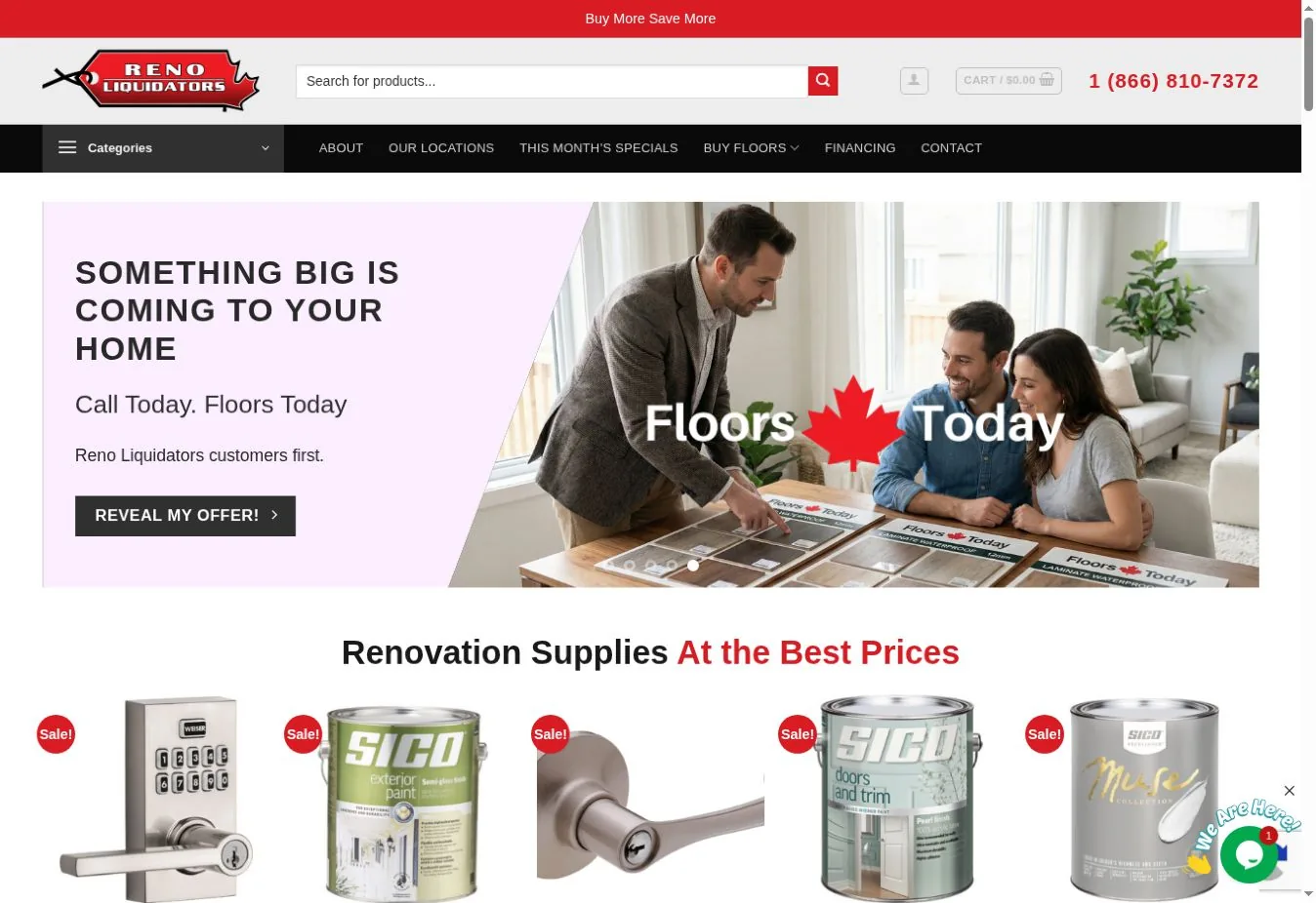 Reno Liquidators website preview
